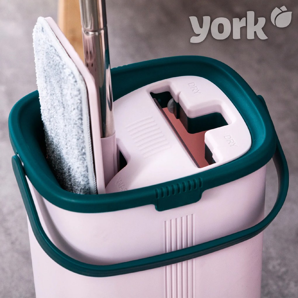York Plochý mop HANDY s vedrom a žmýkačkou