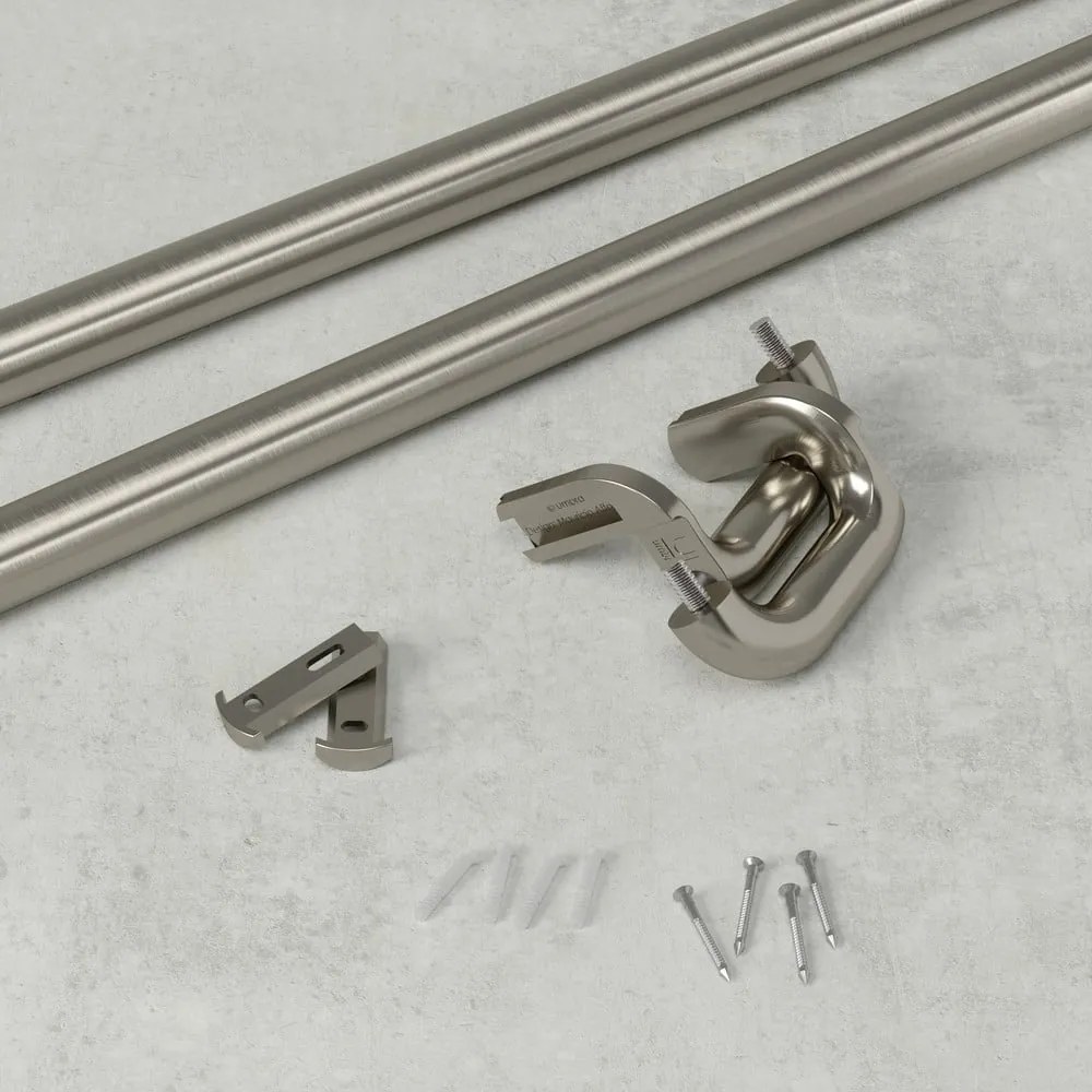 Oceľová roztiahnuteľná garniža 224 - 366 cm Twilight - Umbra