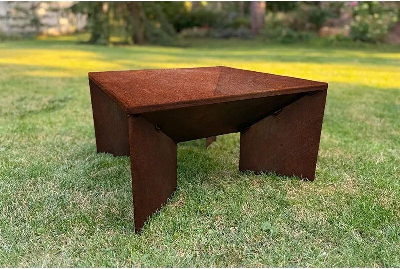Fokus Záhradné ohnisko 50 x 50 x 30 cm, corten CORGARDEN 1016