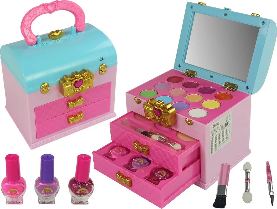 LEAN Toys Makeup Beauty Set Toaletná kazeta Ružový luk