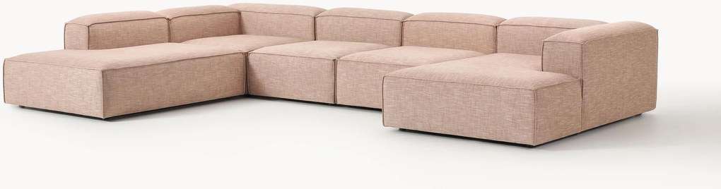 XL modulárna pohovka zo zmesi ľanu