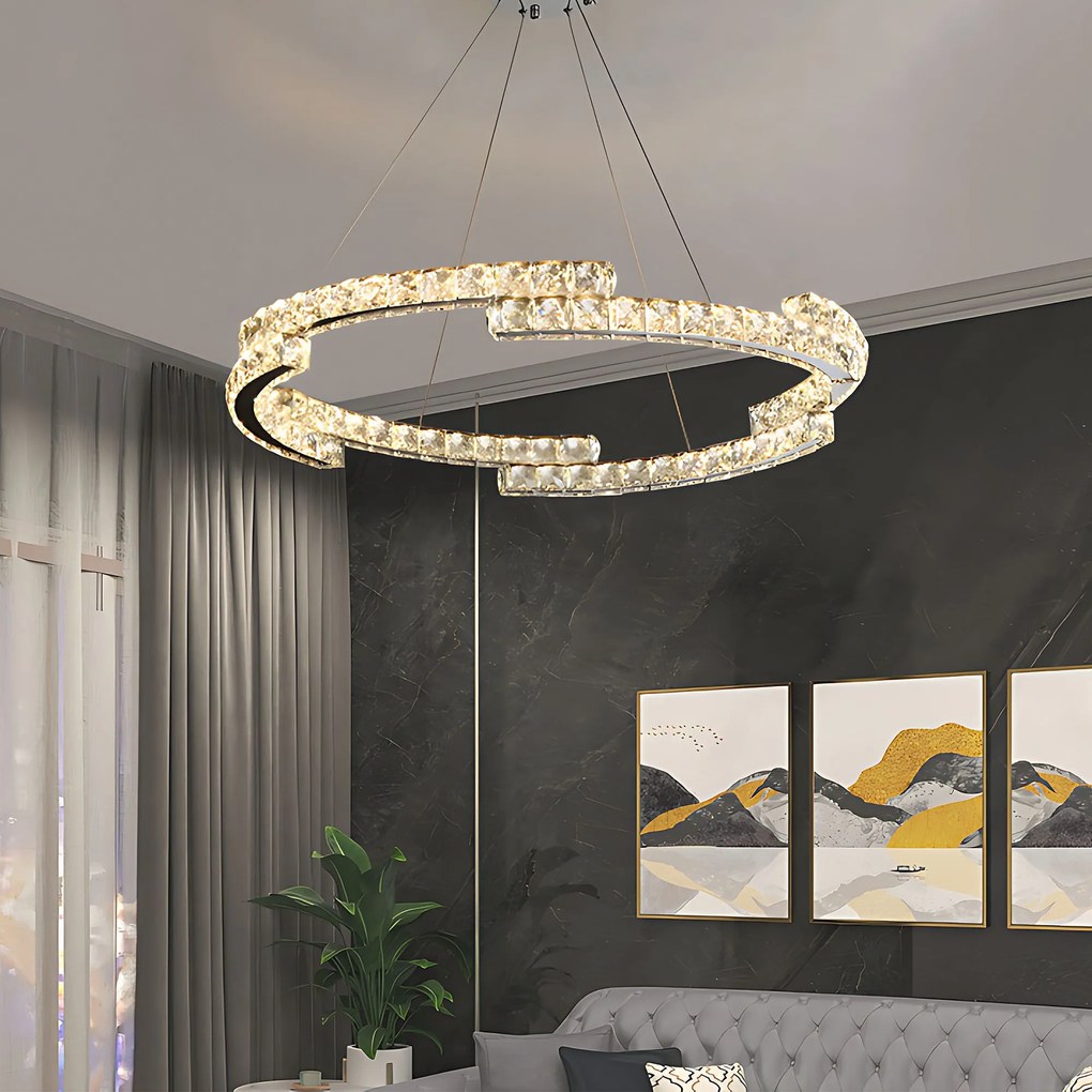 Toolight Toolight, LED stropné osvetlenie 60cm, 45W, 4000K, 2500lm, APP1770-CP, chrómová, OSW-04348