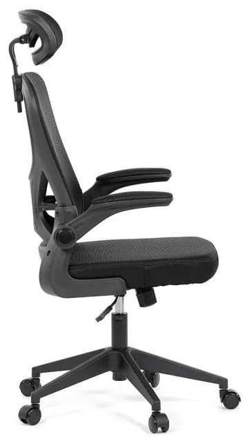 Autronic BONTEC Kancelárska stolička, hojdací mechanizmus, čierna, KA-K2021 BK Farba: Čierna