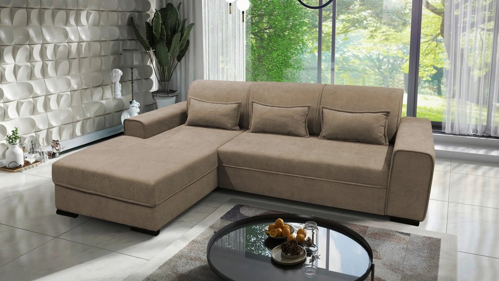 XXXLutz ROHOVÁ SEDAČKA, textil, taupe MID.YOU - Sedačky - 001574006505