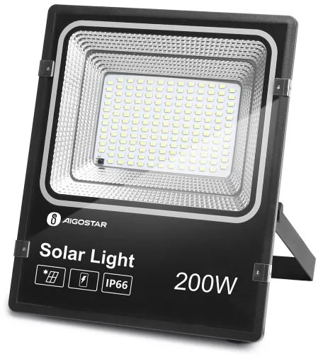 Aigostar - LED Stmievateľný solárny reflektor LED/200W/3,2V IP66 + DO