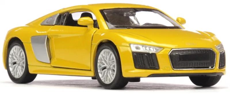 008805 Kovový model auta - Nex 1:34 - 2016 Audi R8 Coupé V10 Žltá