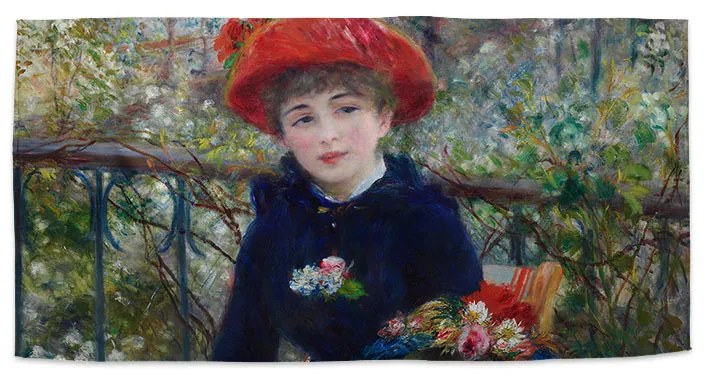Sablio Uterák Dve sestry (Na terase) - Pierre-Auguste Renoir - 30x50 cm