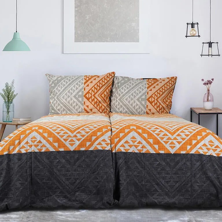 Flanelové posteľné obliečky ETNIC TERRA