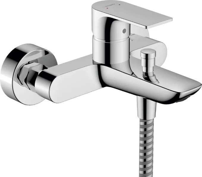 Hansgrohe Rebris E, nástenná vaňová batéria, chrómová, HAN-72450000
