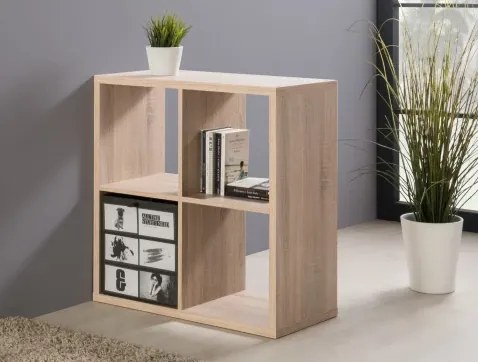 Regál Max, 2x2 priehradky, dub sonoma%