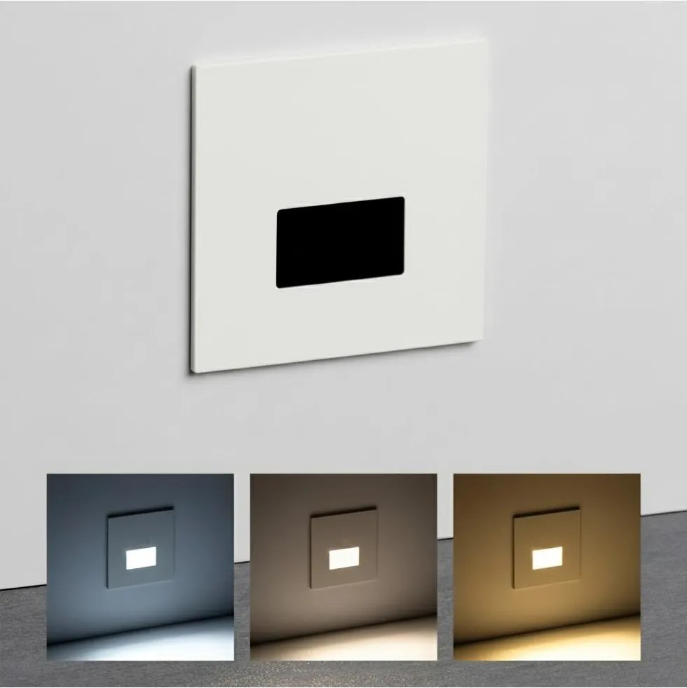 Brilagi - LED schodiskové svietidlo JACK LED/3W/230V 3000/4000/6500K IP65 biela