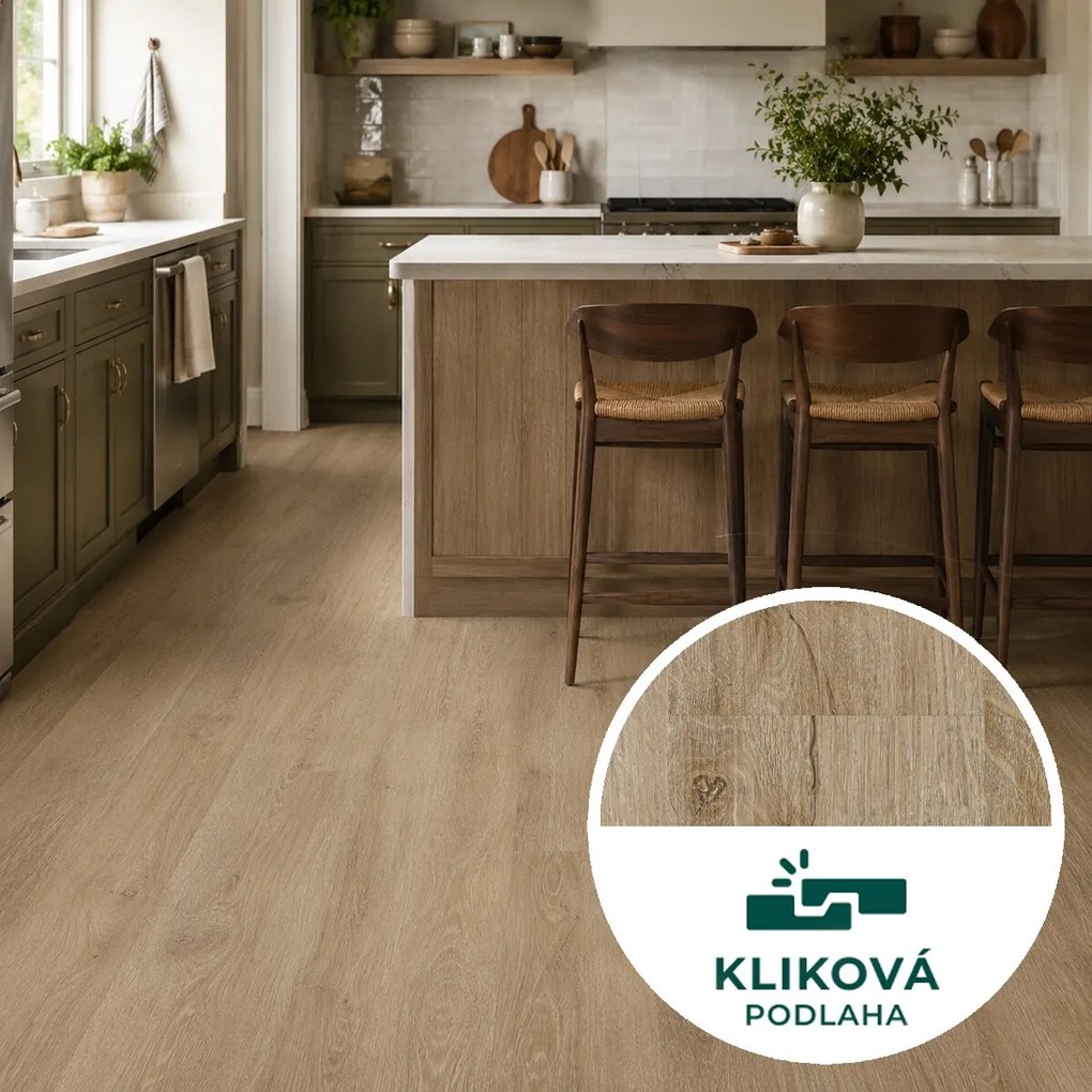 Egibi, Vinylová podlaha kliková Canadian Design Ottawa, 1230 x 180 mm