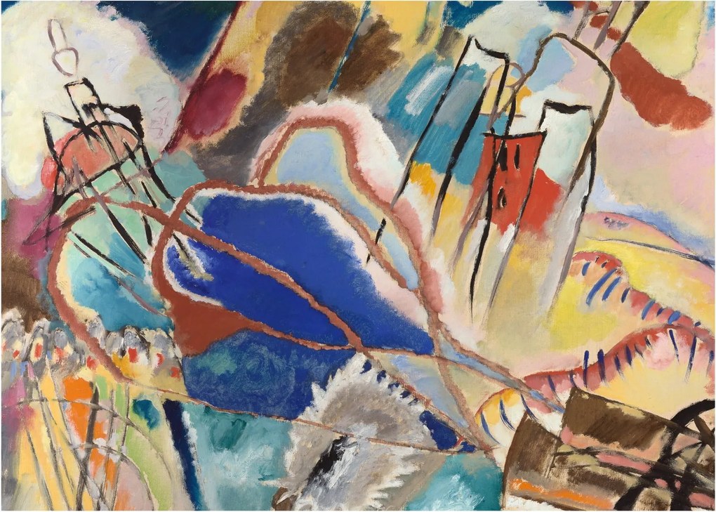 Obraz - Vasily Kandinsky, Improvisation No. 30 (Cannons), reprodukcia (70x50 cm)