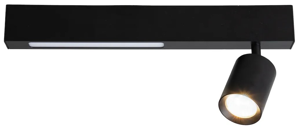 Stropné svietidlo Magnet, 1x čierne kovové tienidlo + 1x LED 5W, b