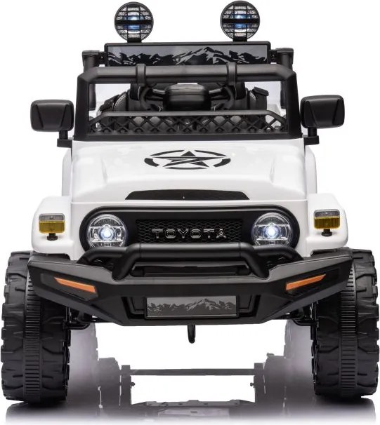 LEAN CARS Elektrické autíčko Toyota FJ 4x4 biele