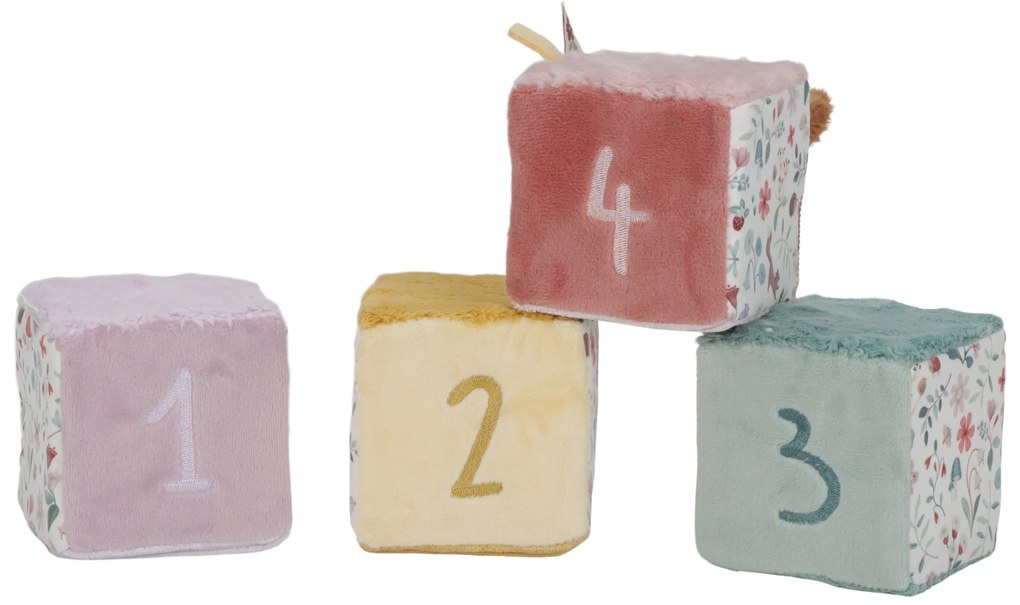 Kocky textilné 4 ks Fairy Garden