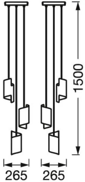 Ledvance - LED Stmievateľný luster na lanku SMART+ DECOR 3xLED/8W/230V biela Wi-Fi