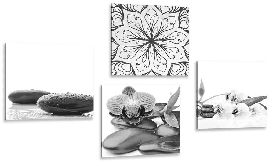 Set obrazov vôňa pokoja Feng Shui Varianta: 4x 60x60