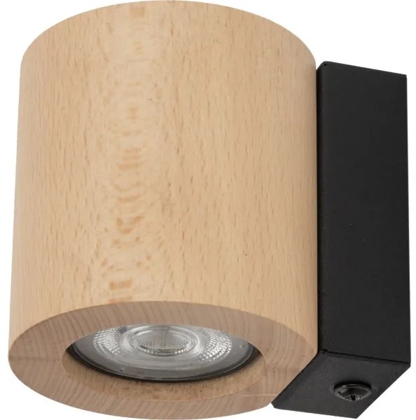 Nástenné bodové svietidlo EVE 1xGU10/10W/230V buk