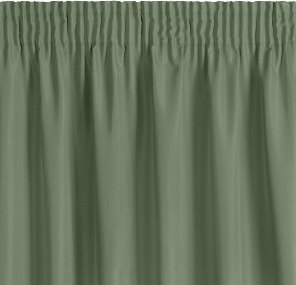 KRÁTKY ZÁVES NA PÁSKE RITA 140X175 CM OLIVOVÁ