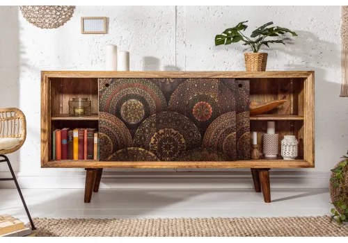 Komoda 39039 160cm Drevo Mango Retro  - Komfort-nábytok