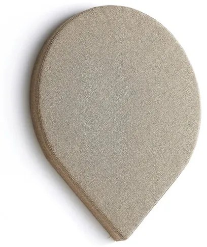 Akustický panel POLY, tvar kvapky, 725x600x56 mm, nástenný, béžová