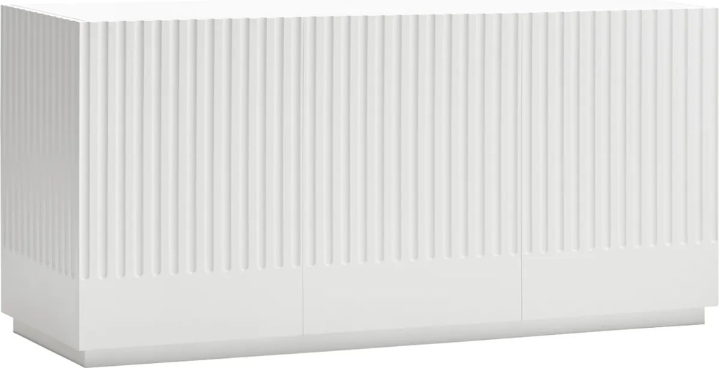 Teulat Doric dizajnová drevená komoda - Biela, 150 cm