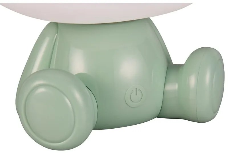 Zelené LED detské svietidlo Hopper – Trio