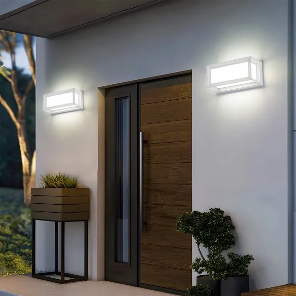 BRILAGI - PARKER LED vonkajšie nástenné svietidlo s pohybovým senzorom LED/12W/230V biele IP44