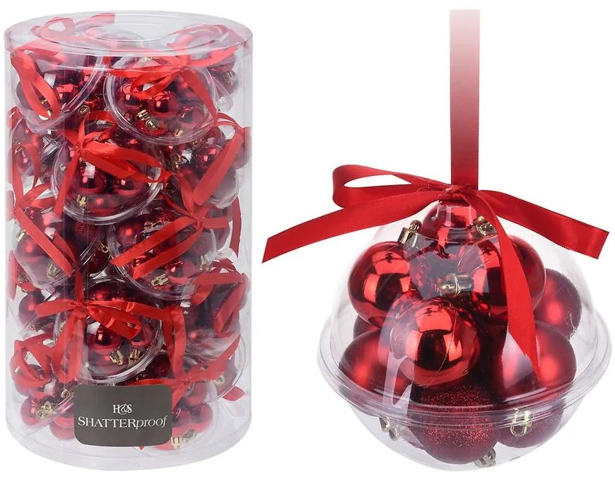 Gule 12 ks x 30 mm red CAN201020