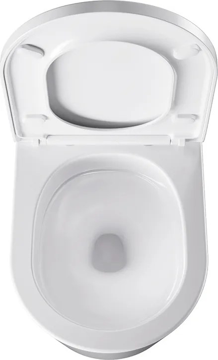 BPS-koupelny Závesná WC misa so SoftClose sedadlom HYD-4665, biela