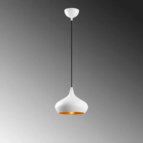 Luster na lanku DODO 1xE27/40W/230V biela