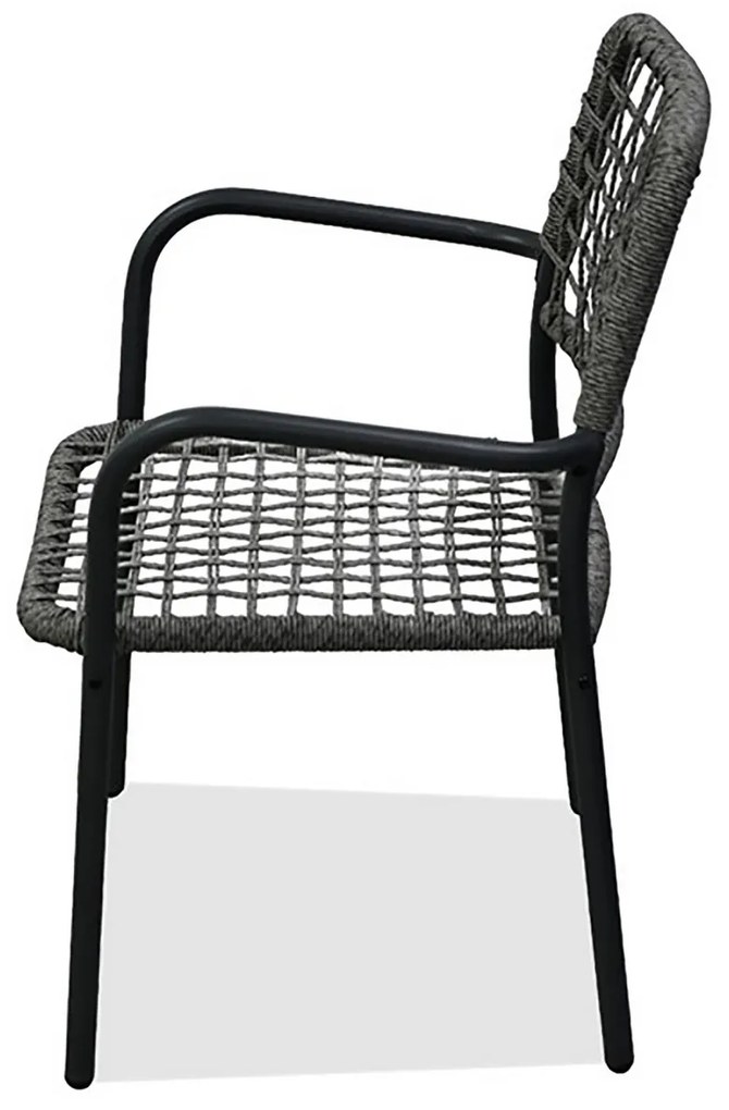 Autronic Záhradný set 1+2, kov, polyratan, sivá ,AZ-L1103 GREY