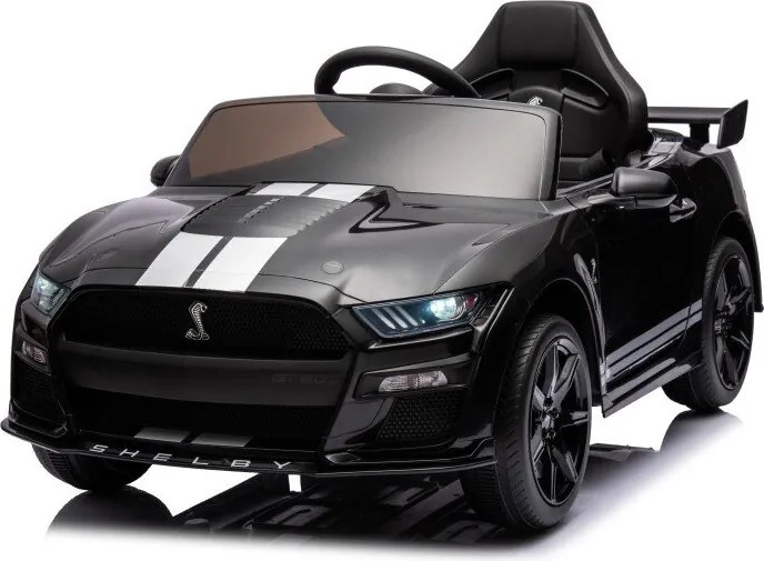 LEAN CARS Elektrické autíčko Ford Mustang GT500 Shelby čierne