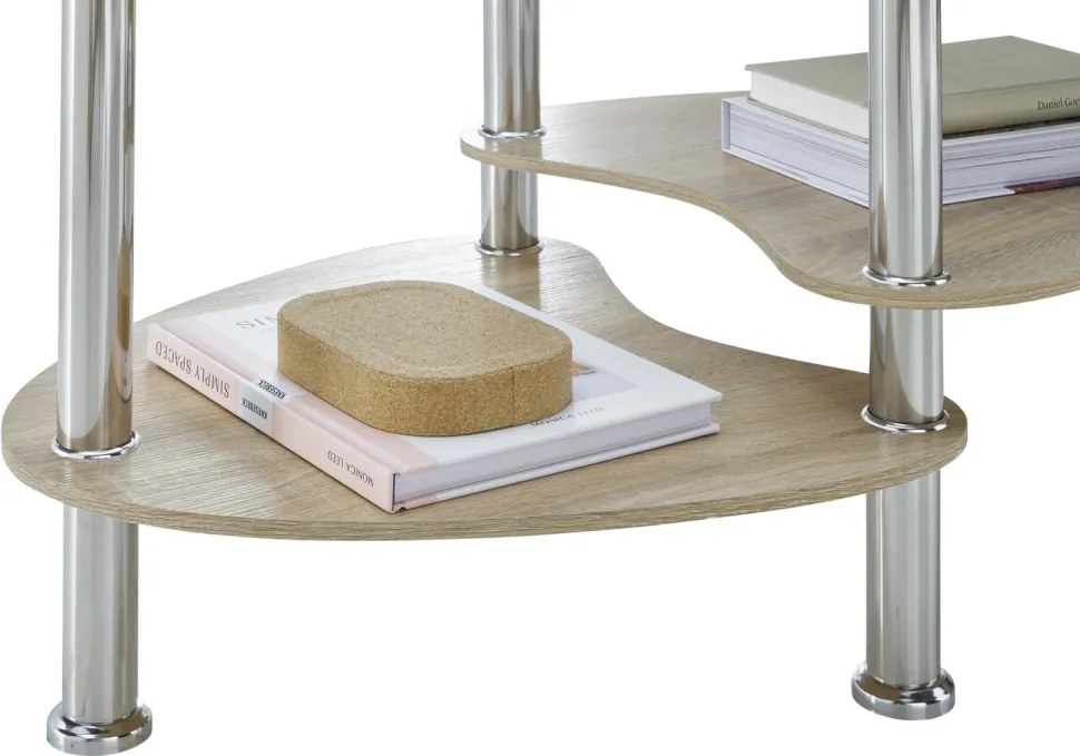 Oválny konferenčný stolík Panty, dub sonoma/artisan