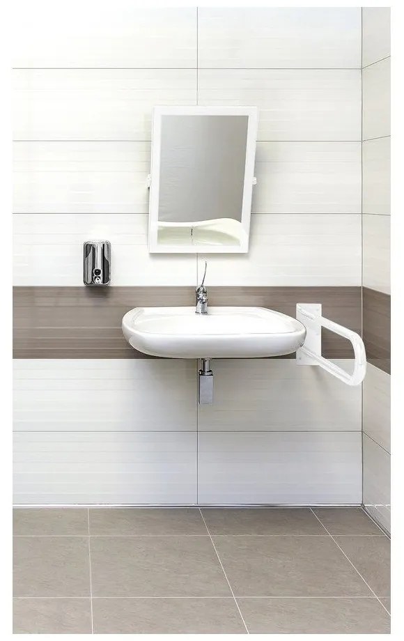 Nástenné oceľové madlo do kúpeľne 62 cm Handicap U – Sapho