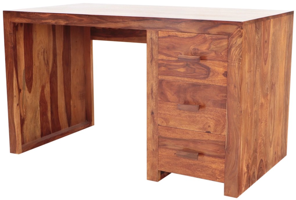 furniture-nabytek.cz - Počítačový stůl masiv z dřeva palisandr 130x76x70