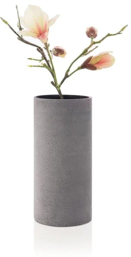 Sivá váza Blomus Bouquet, výška 29 cm