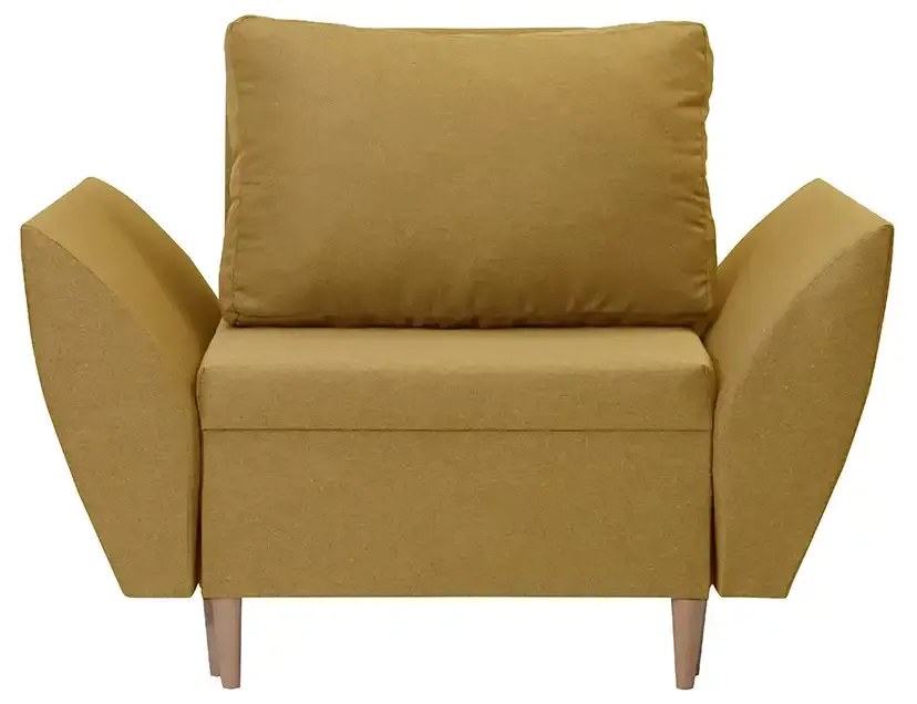 Kreslo ALEX s funkciou spania Žltá