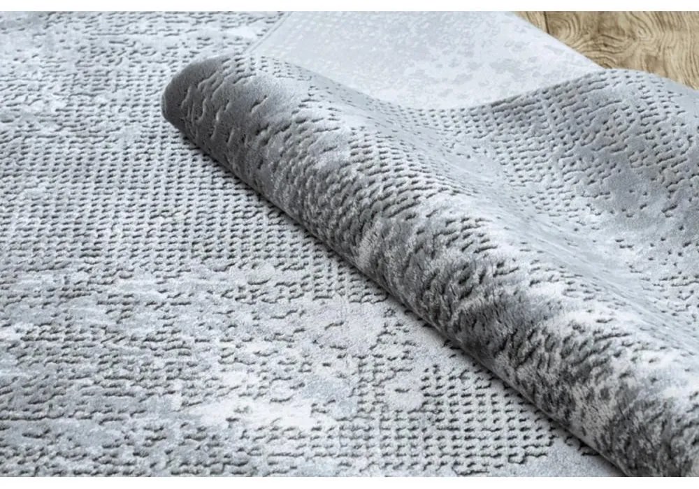 Luxusný kusový koberec akryl Dex sivý 240x350cm