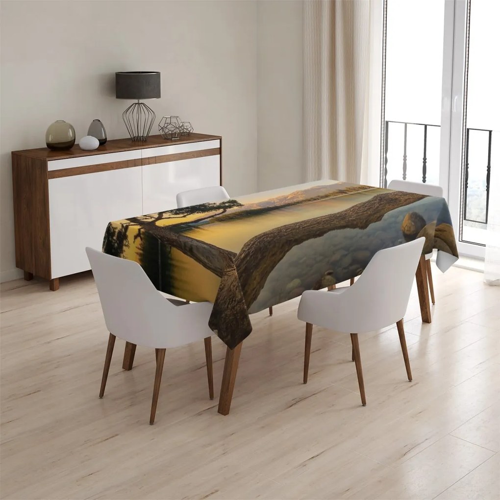 Sablio Obrus Strom pri jazere - 130x130 cm