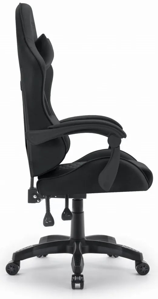 Herné kreslo HC-1000 Black látkové