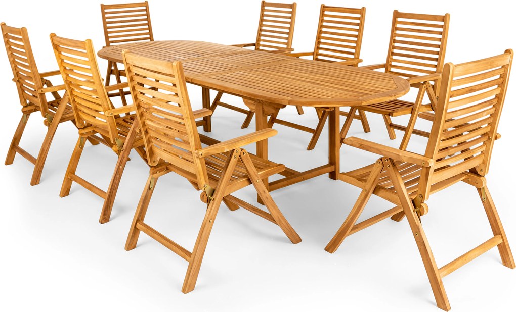 Doppler TAMAN LEVERTON FSC®, rozkladací stôl 240/300, 8+1