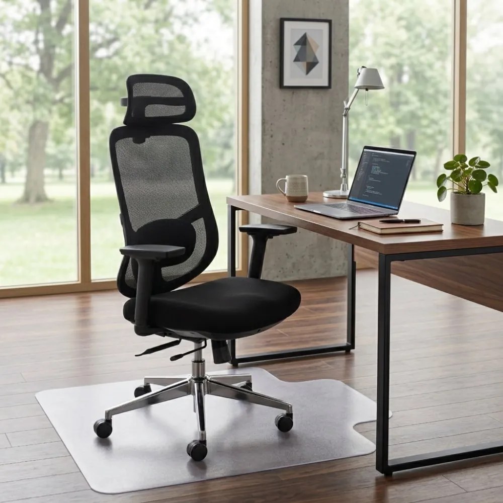 Kancelárska ergonomická stolička Neoseat ALLY — čierna, nosnosť 150 kg