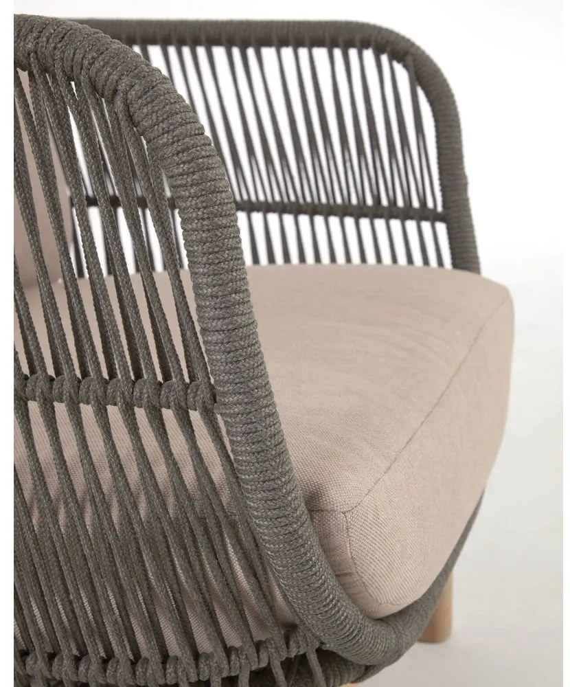 Khaki záhradné kreslo Kave Home Catalina