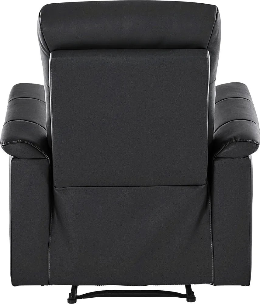 Čierne kožené relaxačné kreslo Southbrook – Støraa