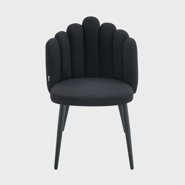 Jedálenská stolička AULA čierna 741722