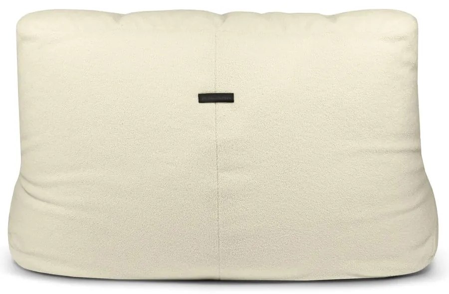 Krémový sedací vak z textílie buklé Sofa Tube – SLOWDOWN