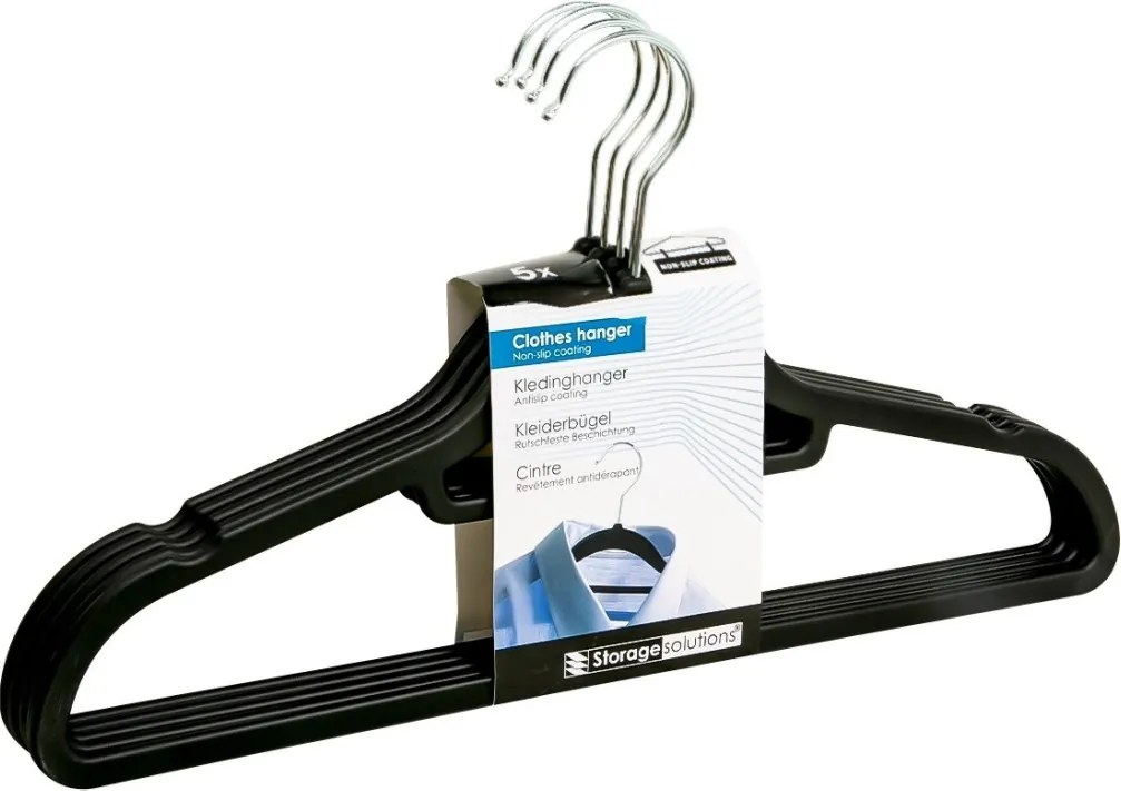 Súprava ramienok (5 ks) čierna/sivá