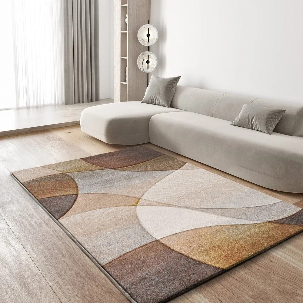 Béžový koberec 80x150 cm Badet – Universal